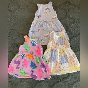 3 pack H&M toddler dresses 2T